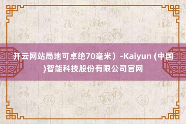 开云网站局地可卓绝70毫米）-Kaiyun (中国)智能科技股份有限公司官网