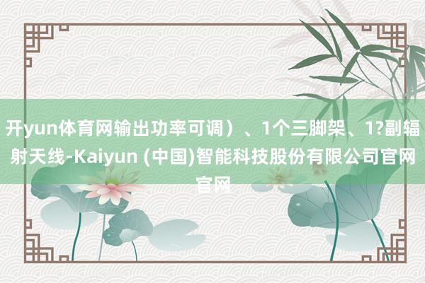 开yun体育网输出功率可调）、1个三脚架、1?副辐射天线-Kaiyun (中国)智能科技股份有限公司官网